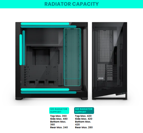 Vỏ CPU máy vi tính Phanteks NV Series NV9 MKII Case Tempered Glass Windows, DRGB, Satin Black