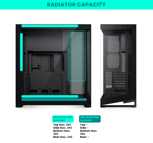 Vỏ CPU máy vi tính Phanteks NV Series NV7 Case, Tempered glass windows, DRGB, Satin Black