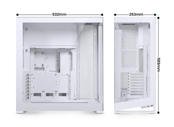 Vỏ CPU máy vi tính Phanteks NV Series NV7 Case, Tempered glass windows, DRGB, Matte White