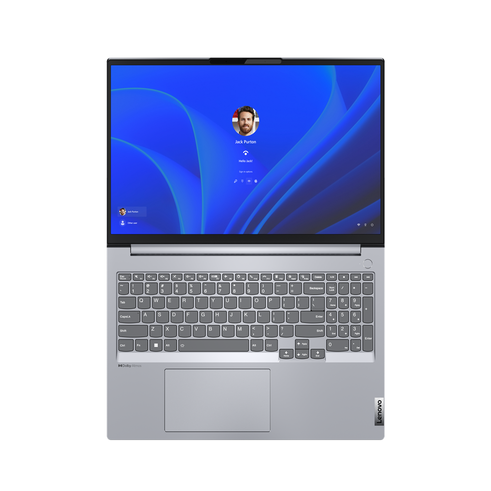 Laptop Lenovo ThinkBook 16 G4+ IAP/ i7-12700H/ 1x16GB/ 512GB SSD/ RTX2050_4GB/ WL+BT/ FP/ 16