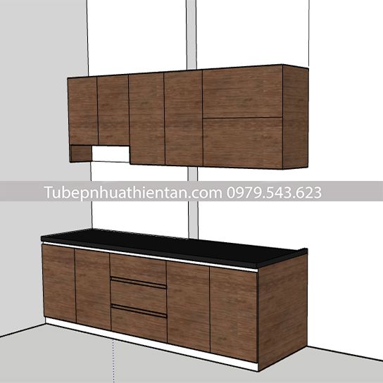 Tủ bếp nhựa TBE0044