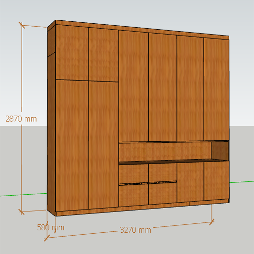 Tủ áo MDF - MS 001