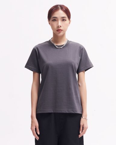 Basic Boxy T-shirt Xám