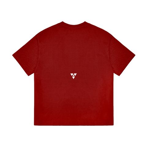 Basic Boxy T-shirt Đỏ