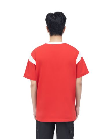 AC Stripe T-Shirt Red