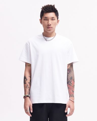 Basic Boxy T-shirt Trắng