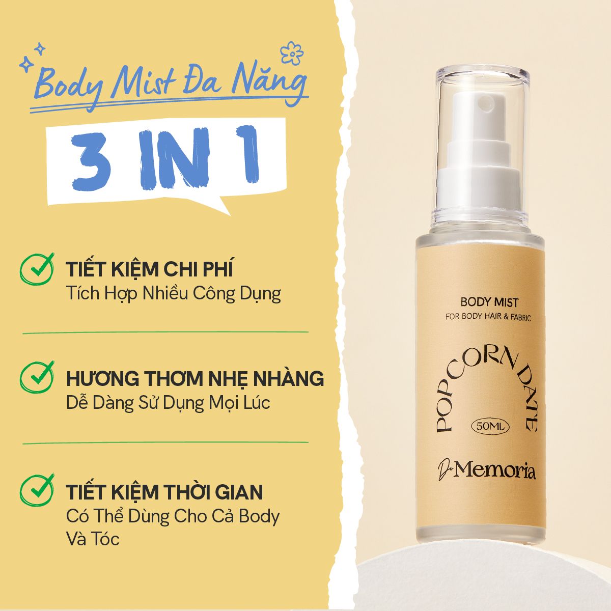 BODY MIST #03 POPCORN DATE (50ML)