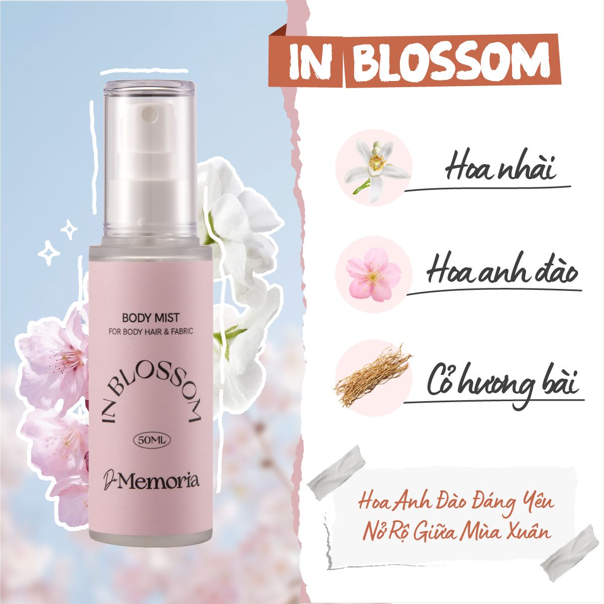  BODY MIST #02 IN BLOSSOM (50ML) 