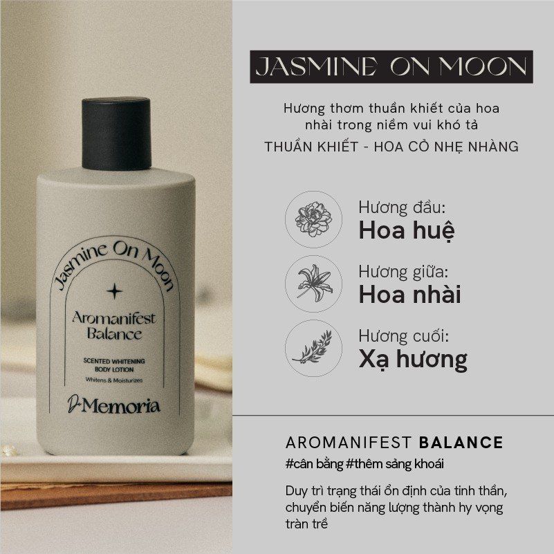 Dưỡng Thể Trắng Da Hương Nước Hoa Thư Giãn (300ml)