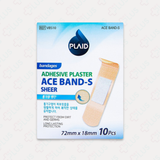 Băng keo cá nhân màu da Ace-band Hàn Quốc 72mmx18mm (10 miếng)