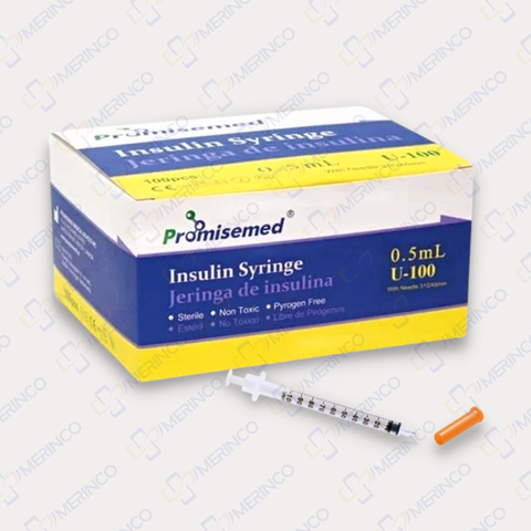 Bơm tiêm tiểu đường insulin Promisemed 0.5ml U100