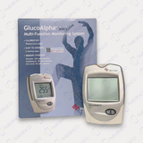 Máy đo đường huyết 3 trong 1 GlucoAlpha - IN4 Care (cholesterol, uric acid, glucose)
