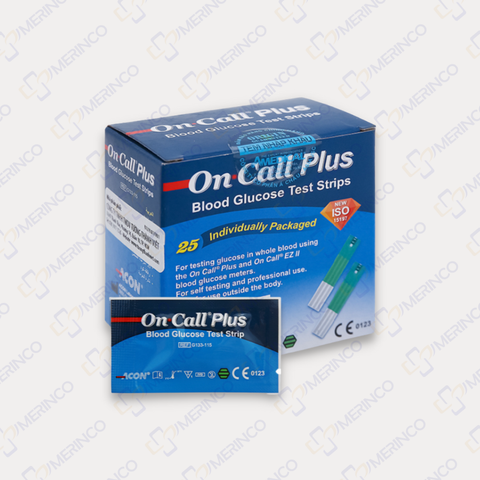 Que thử đường huyết On Call Plus (25 que)