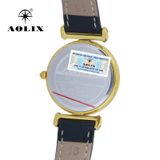  Đồng Hồ Nữ Dây Da Aolix AL-1050L Sapphire Chính Hãng 