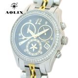  Đồng Hồ Chronograph Aolix AL-7066L Nữ Dây Thép 