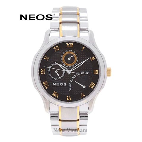 đồng hồ 6 kim nam neos n-30724m