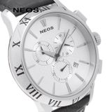  Đồng Hồ Dây Da Neos N-30818M Sapphire Chronograph 