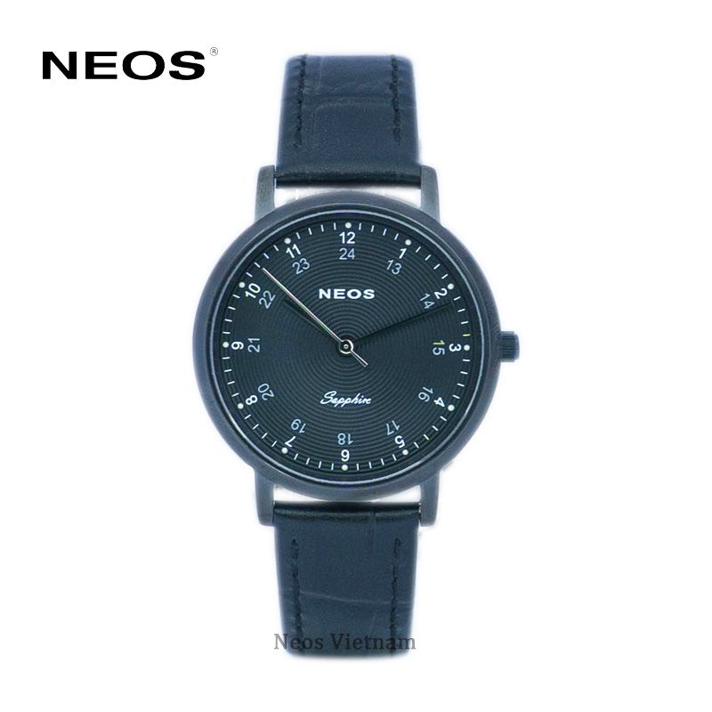  Đồng Hồ Nữ Dây Da Neos N-40748L Sapphire Chính Hãng 