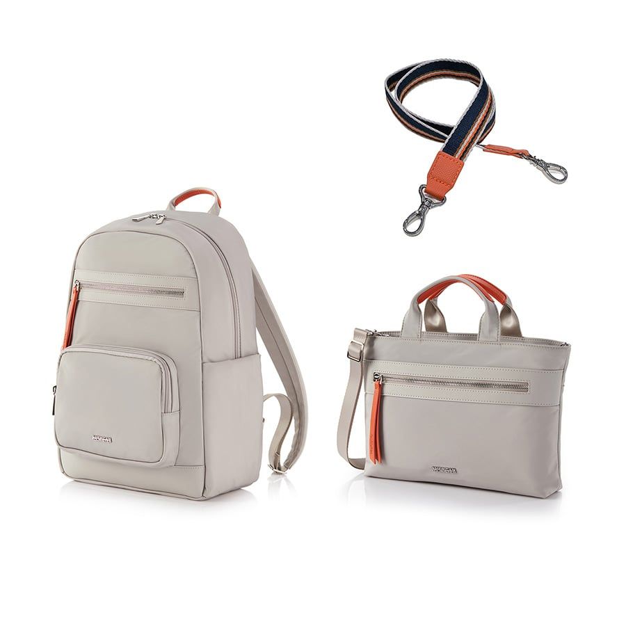 Set A3: Balo laptop 14in + Túi đeo chéo size M + Dây đeo vai Paisley Joy