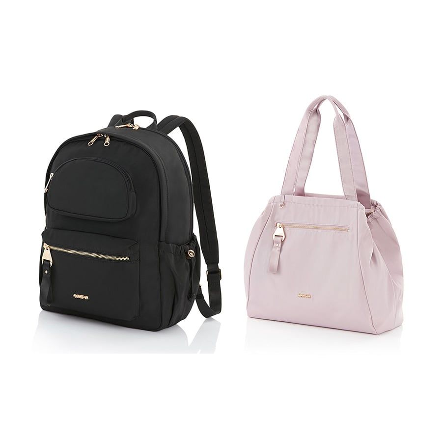 Set A2: Balo laptop 14in Alizee Day + Túi tote Alizee Day size S
