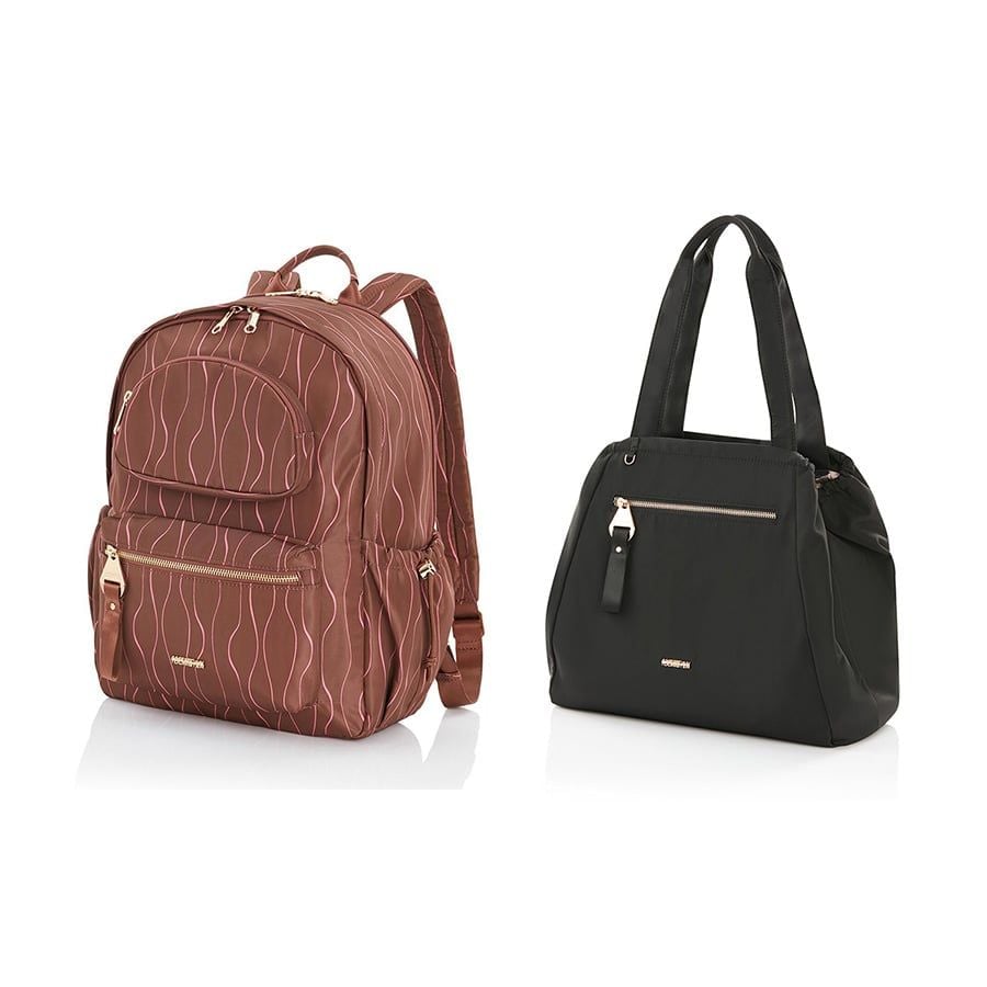 Set A2: Balo laptop 14in Alizee Day + Túi tote Alizee Day size S