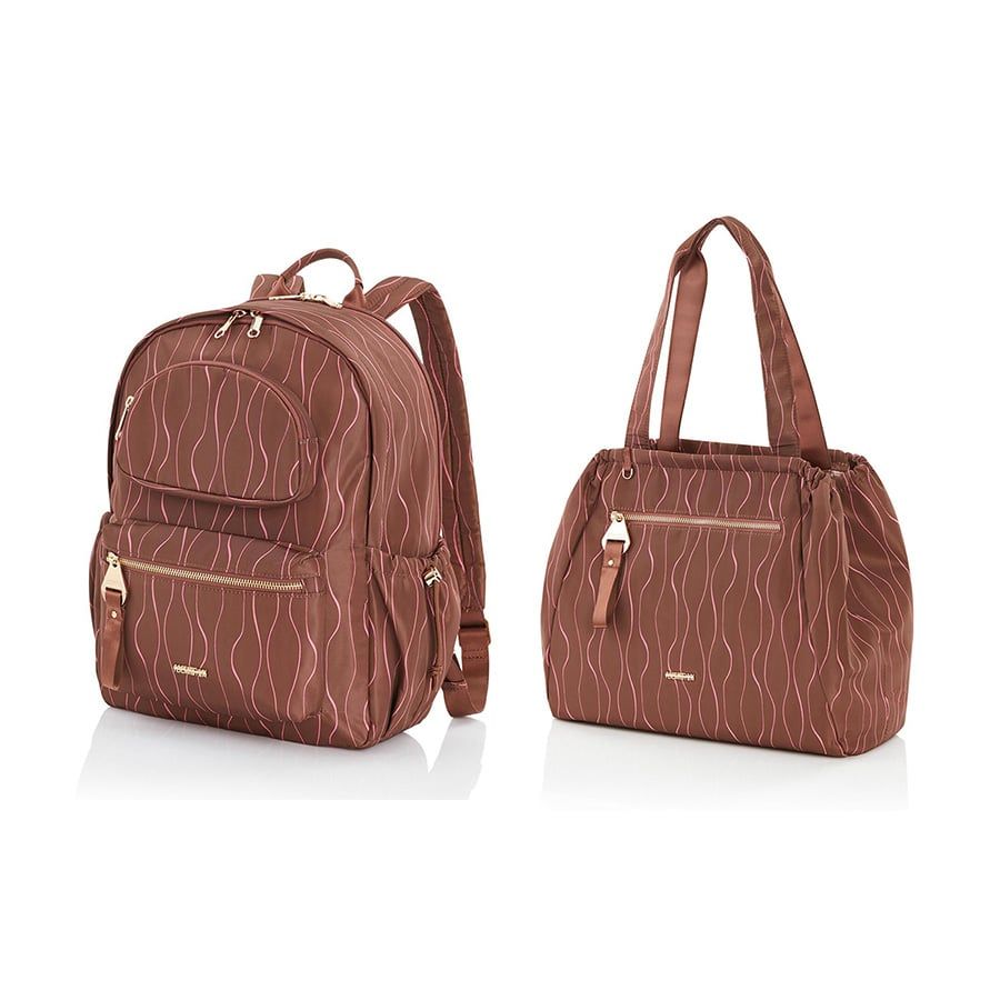 Set A2: Balo laptop 14in Alizee Day + Túi tote Alizee Day size S