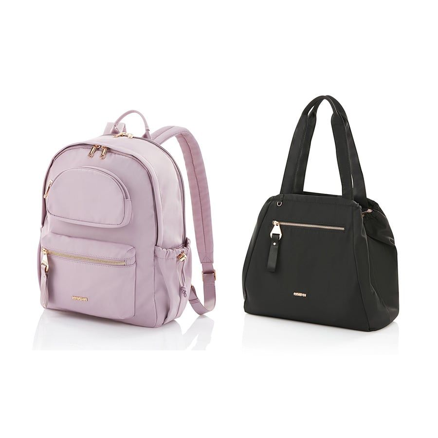 Set A2: Balo laptop 14in Alizee Day + Túi tote Alizee Day size S
