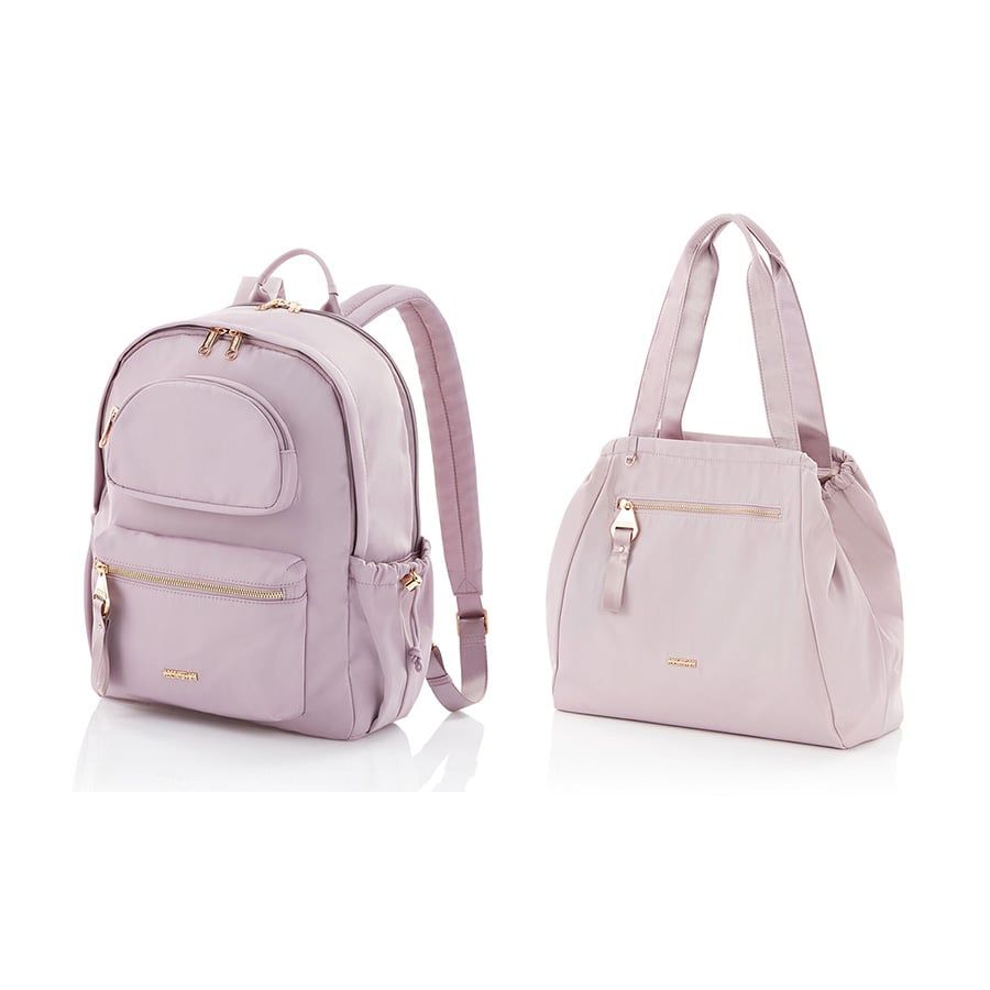 Set A2: Balo laptop 14in Alizee Day + Túi tote Alizee Day size S