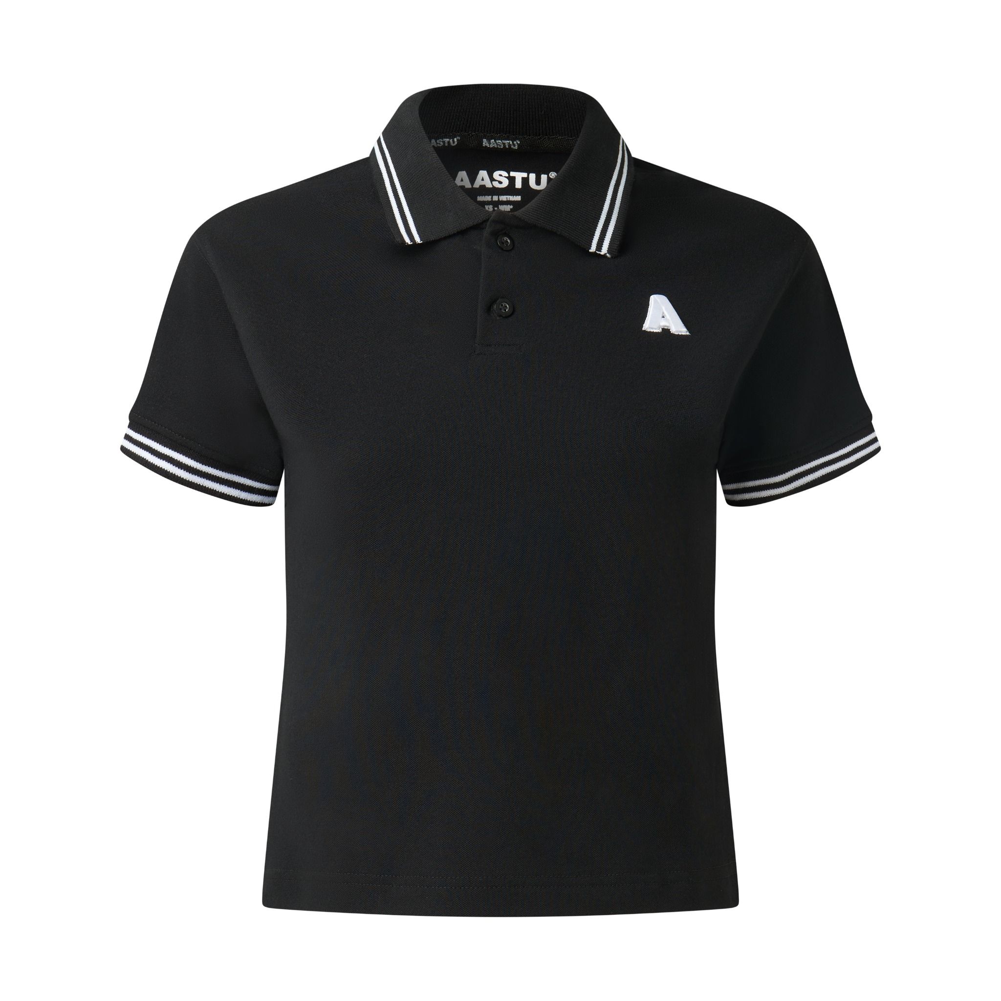 THE A POLO // BLACK