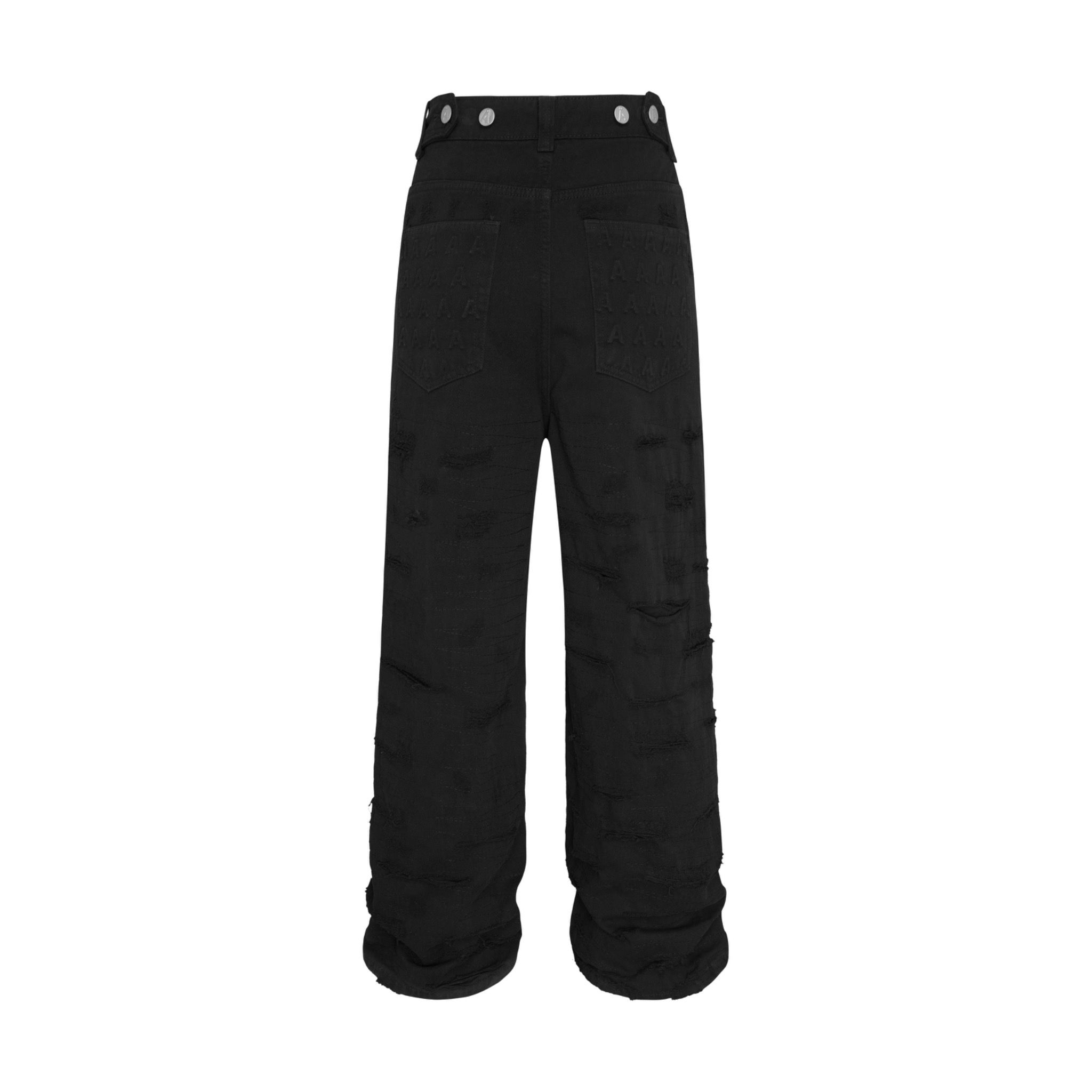 AA OVER DISTRESSED JEANS // BLACK