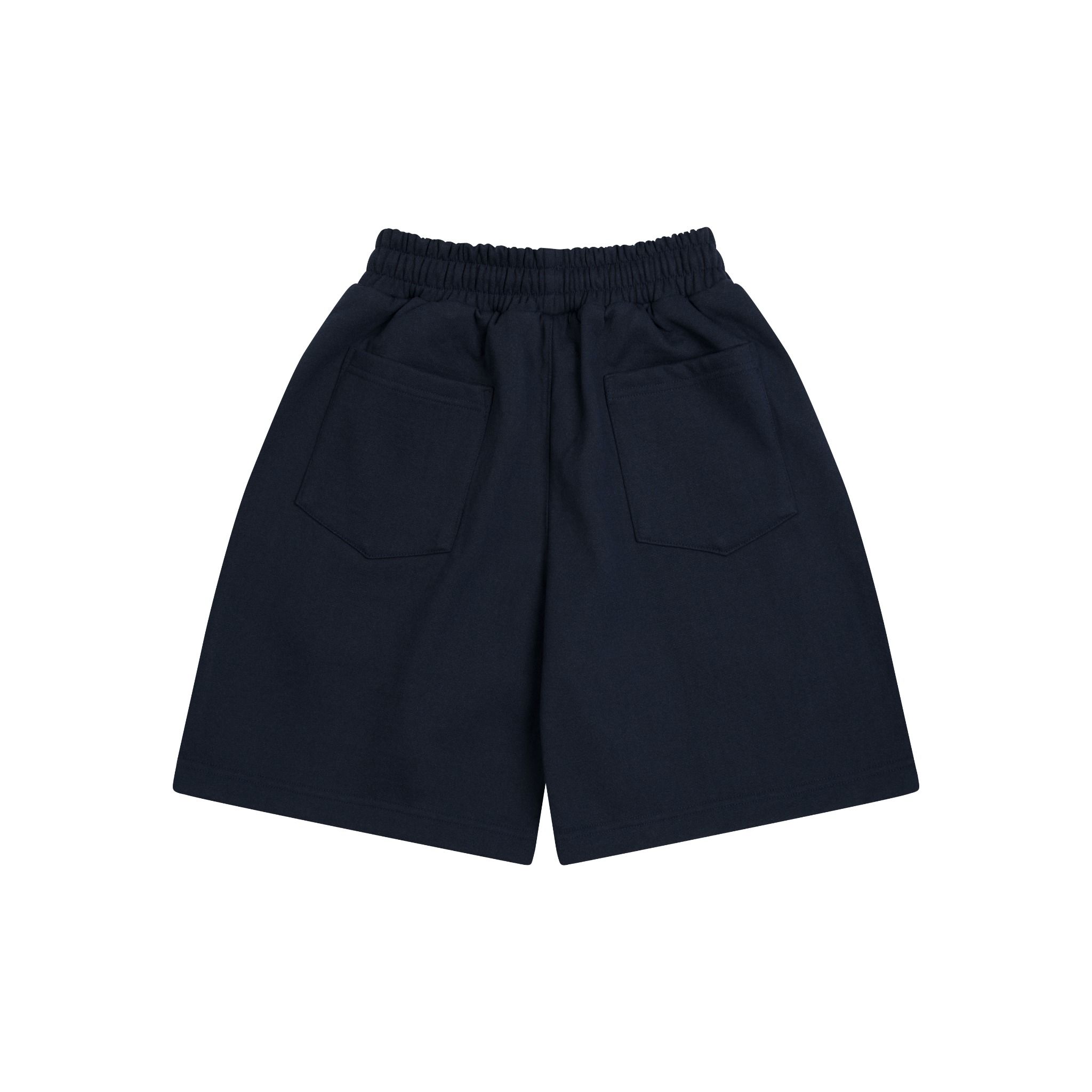 AA FLAG LOGO SWEAT SHORTS // NAVY