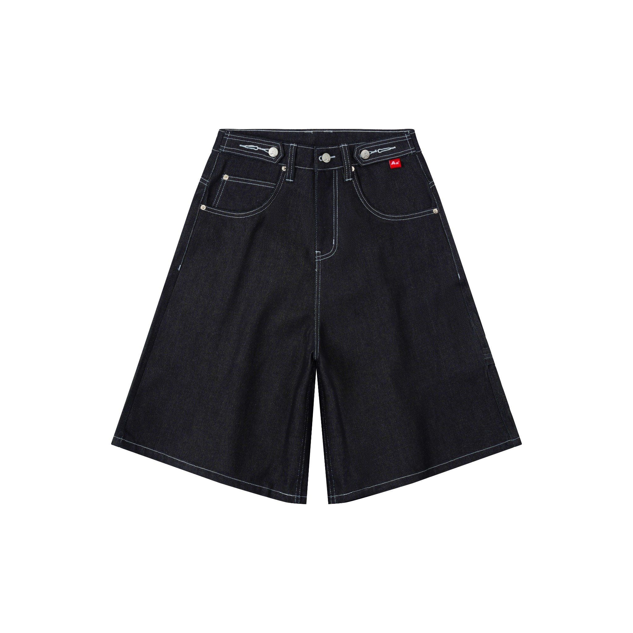 AA SHORT JEAN RAW DENIM // NAVY