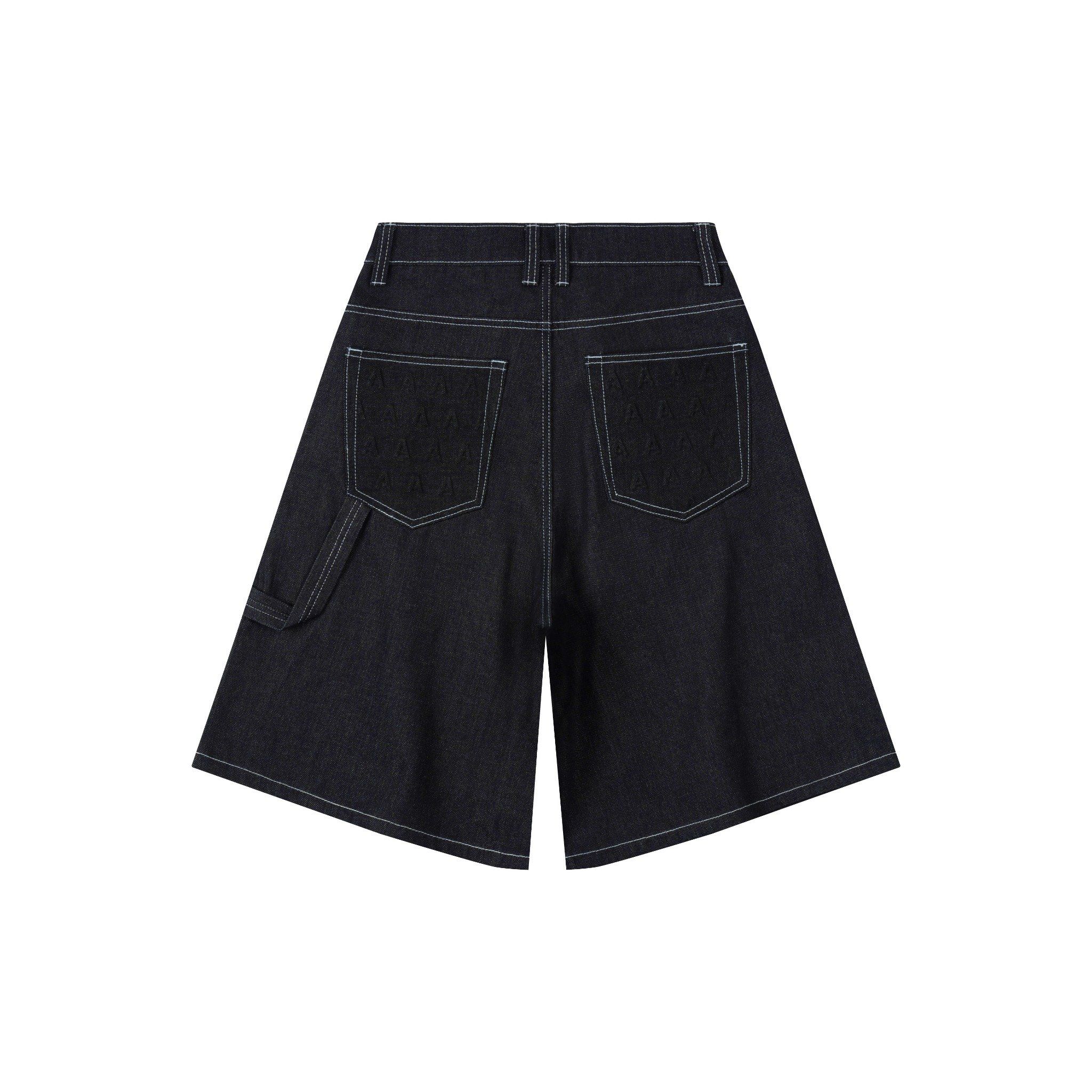 AA SHORT JEAN RAW DENIM // NAVY