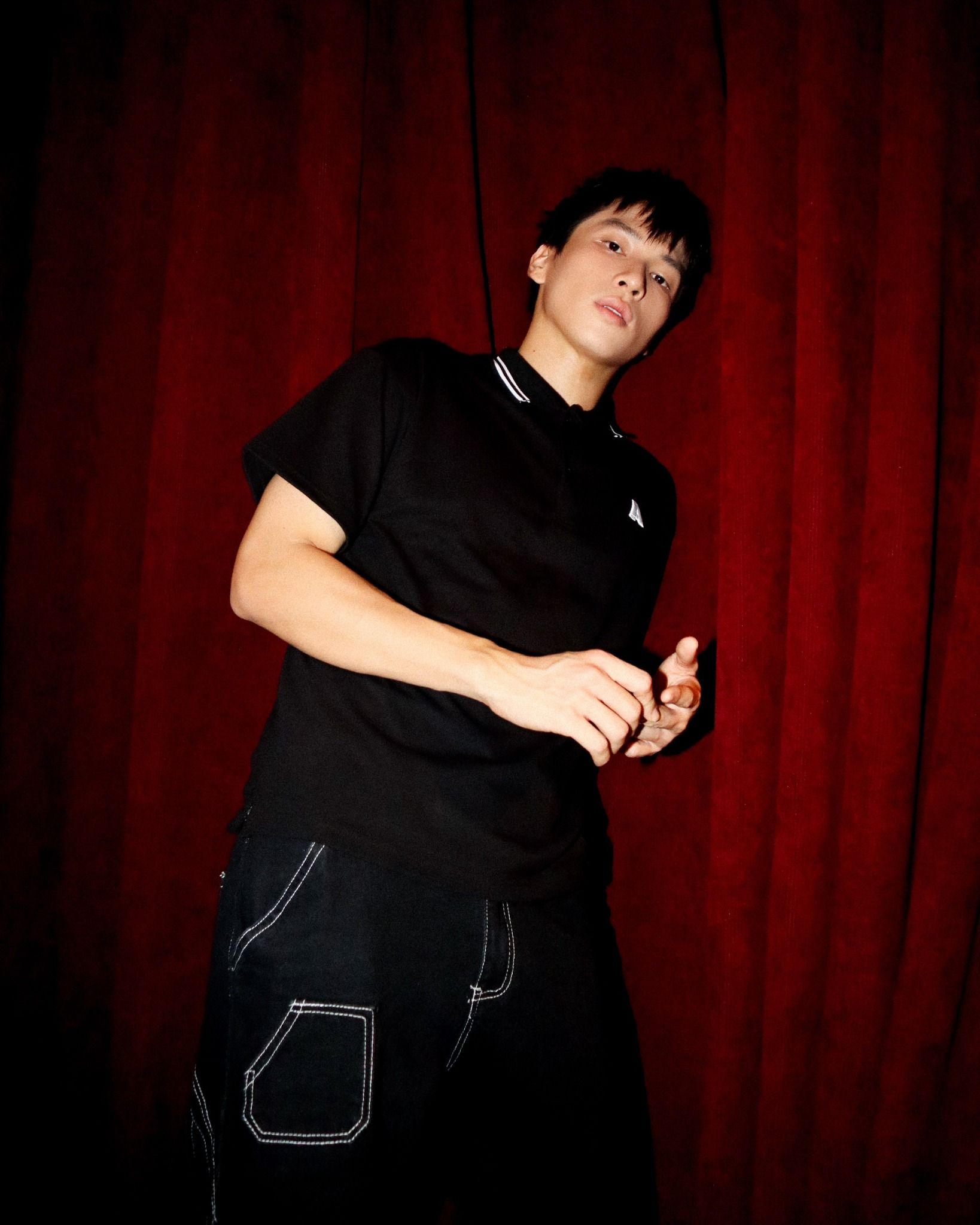 THE A POLO // BLACK