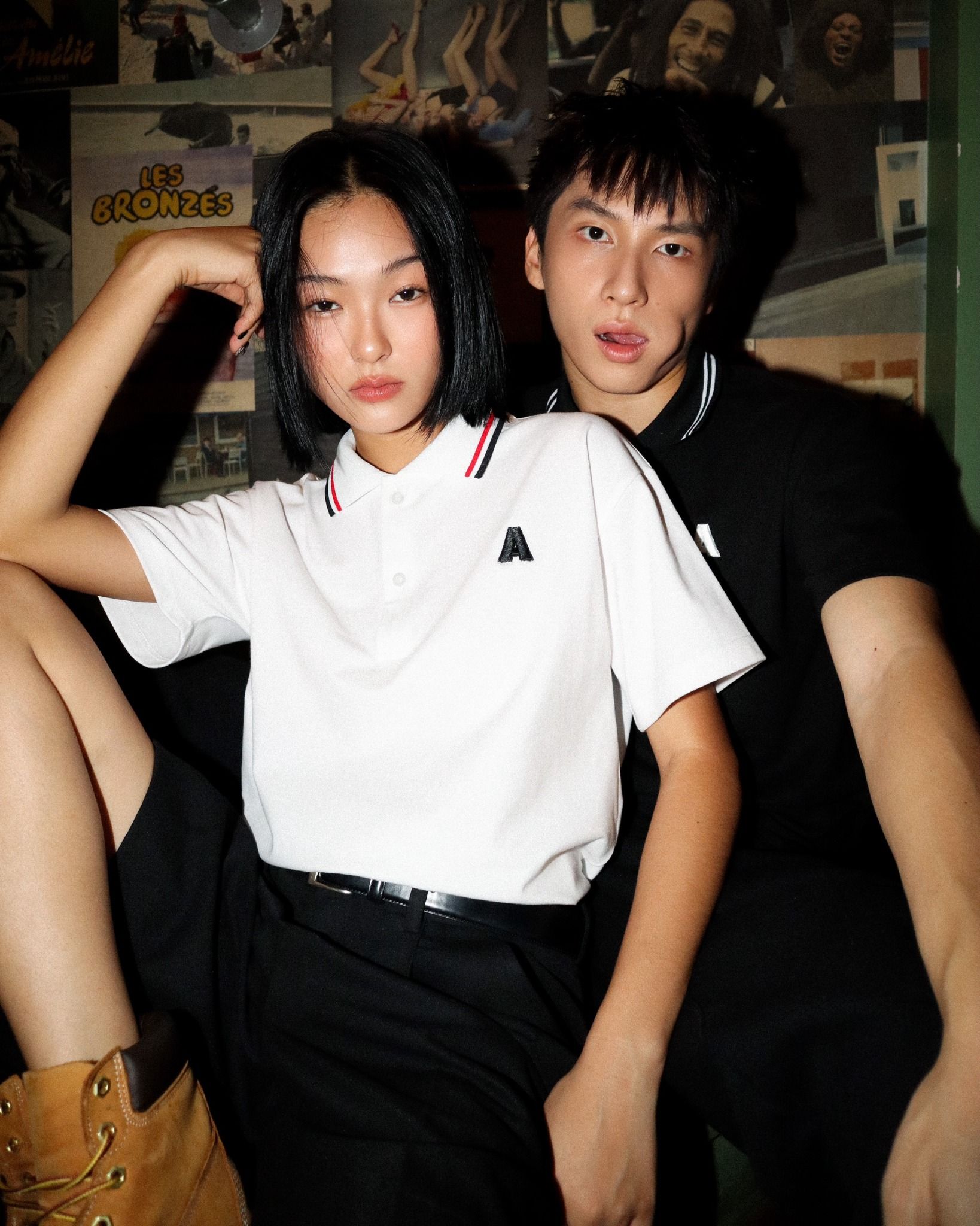 THE A POLO // BLACK