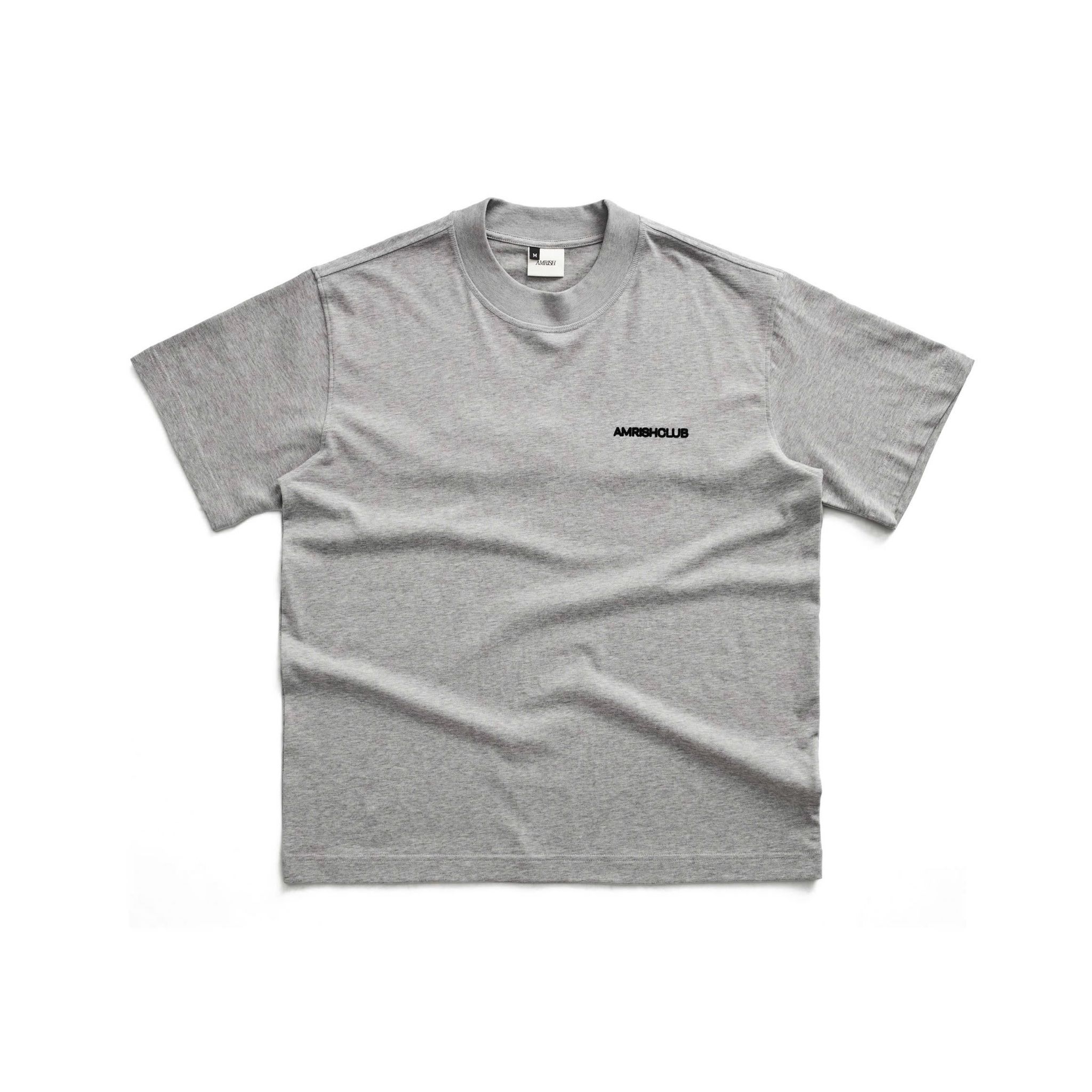 AMRISH BLANK OVERSIZE TSHIRT - MID GREY