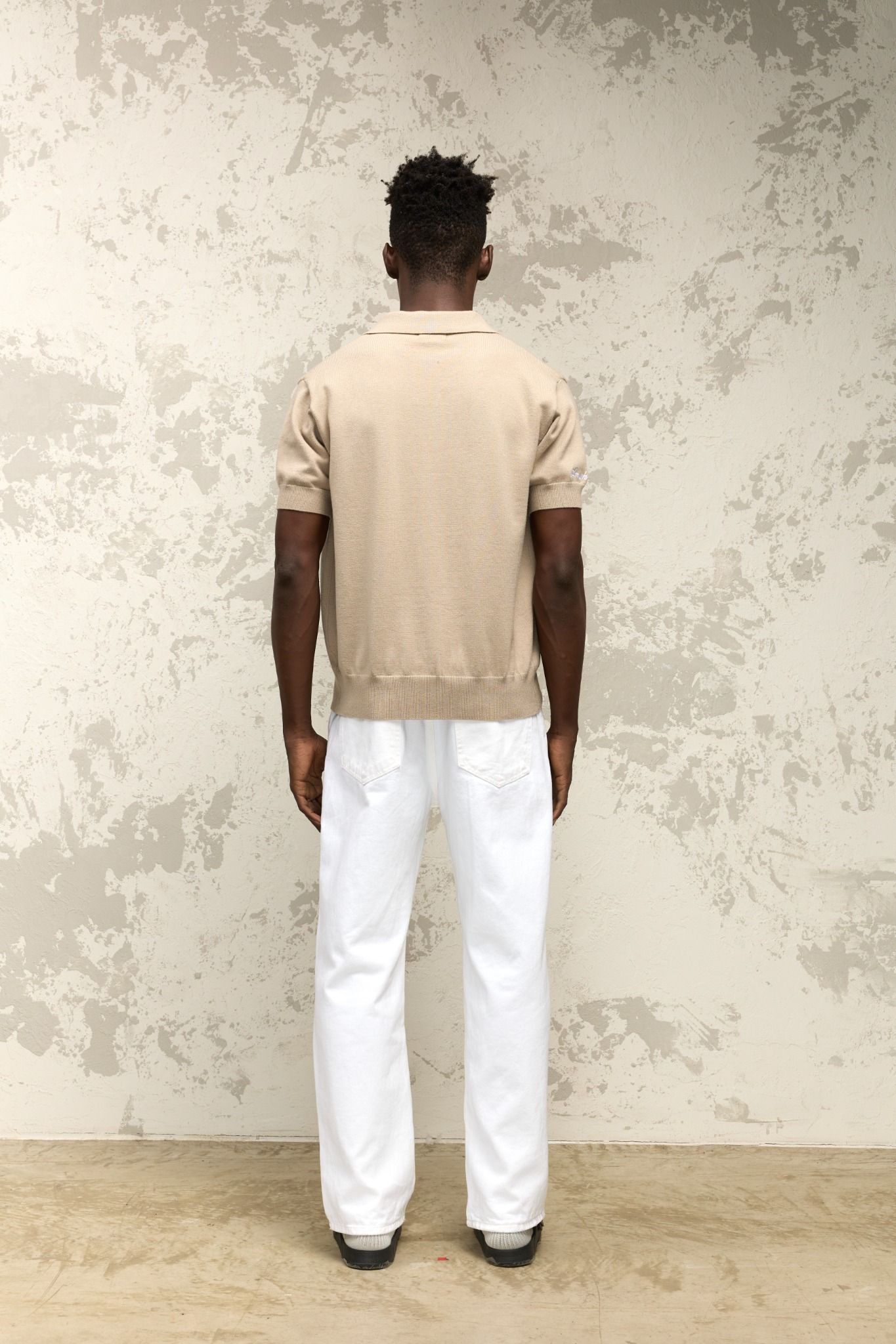 AB* WOOL KNIT SHIRT - IVORY