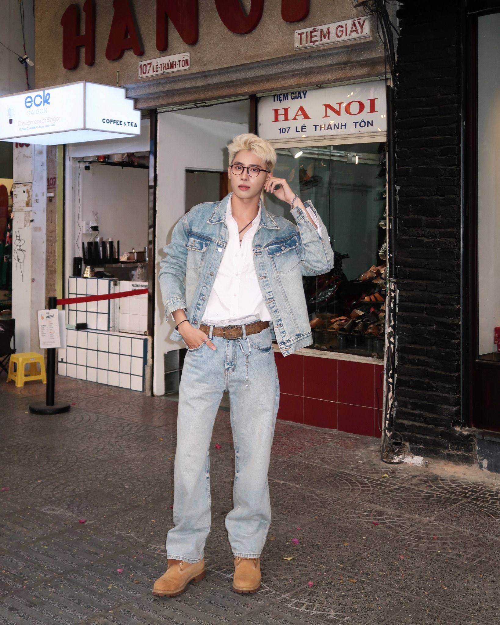 Regular Denim Jacket - Core Blue