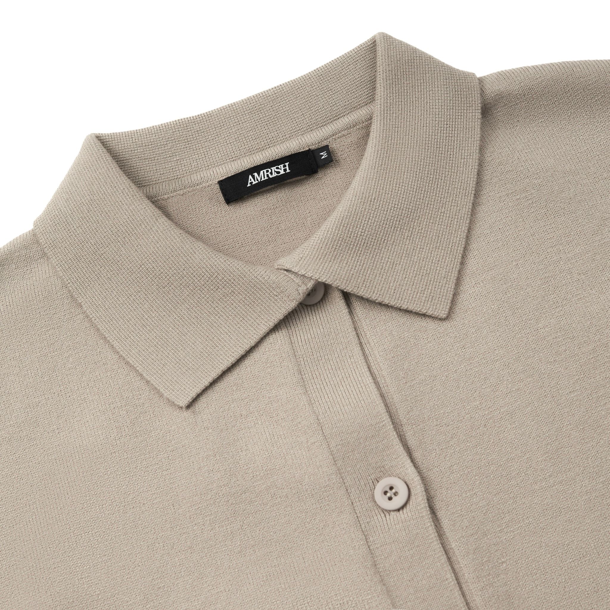 AB* WOOL KNIT SHIRT - IVORY