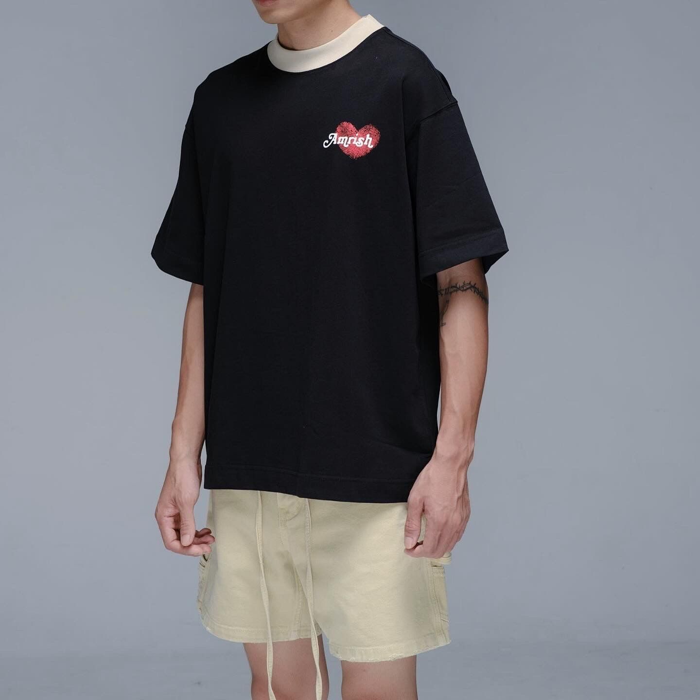 Love Heart TShirt - Black