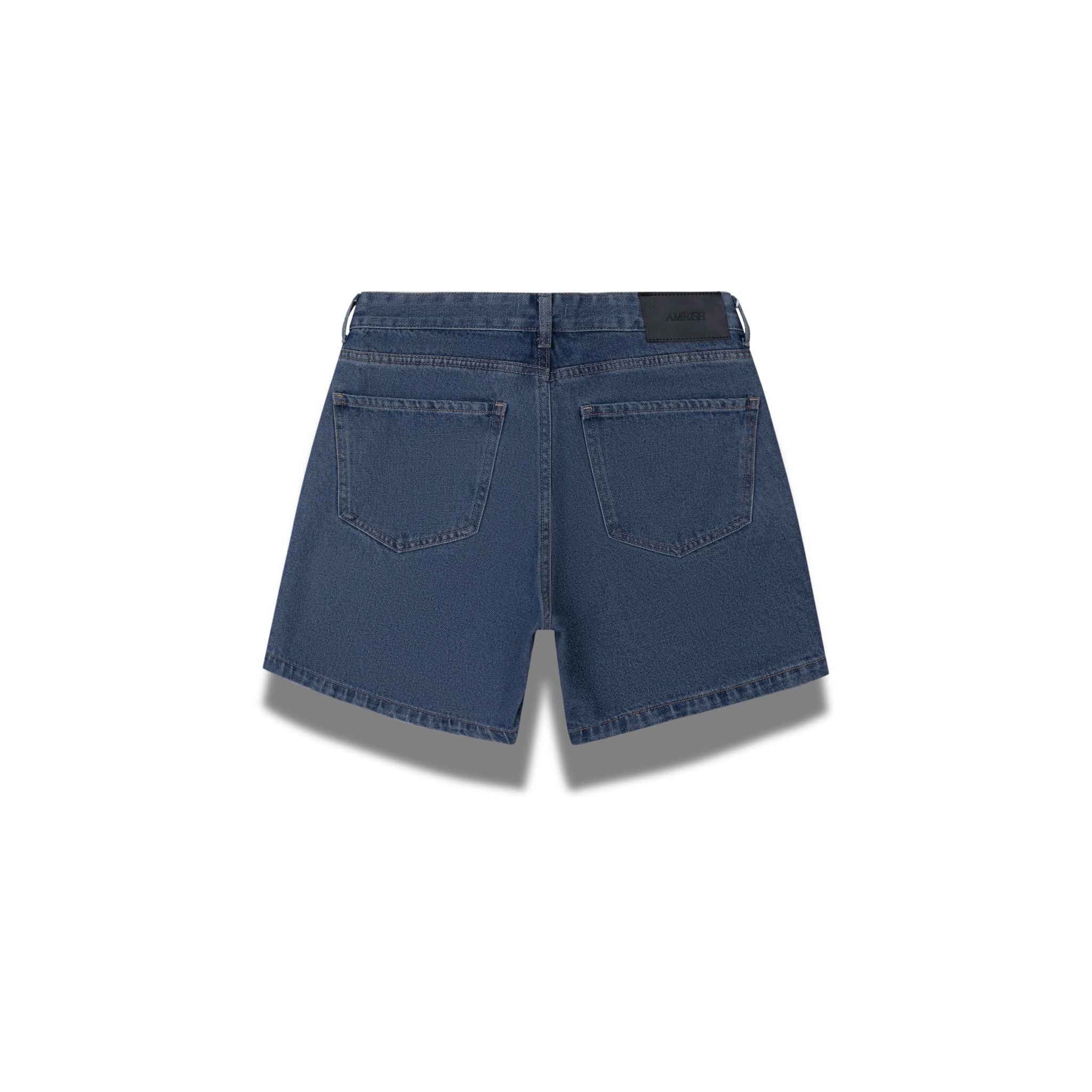 Wide Leg Denim Shorts - Basic Blue