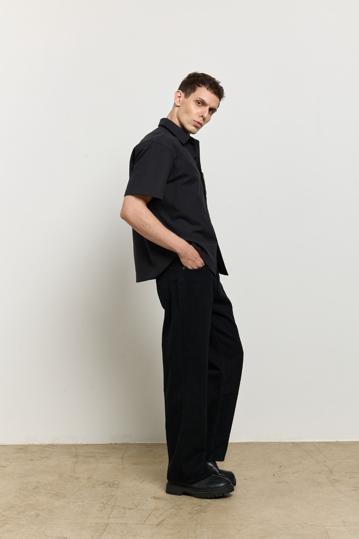 AB OXFORD SHIRT - Black