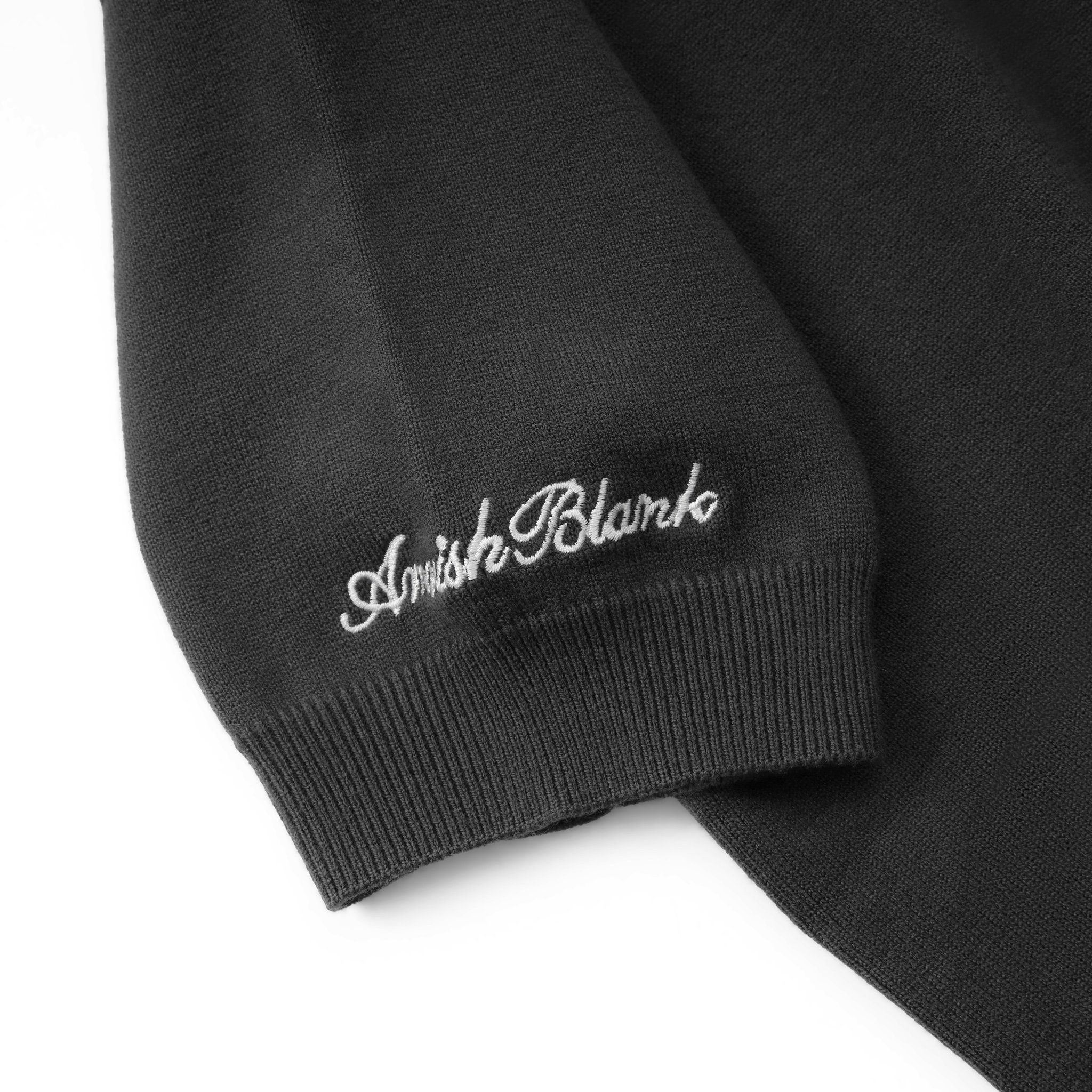 AB* WOOL KNIT SHIRT - DARK GREY