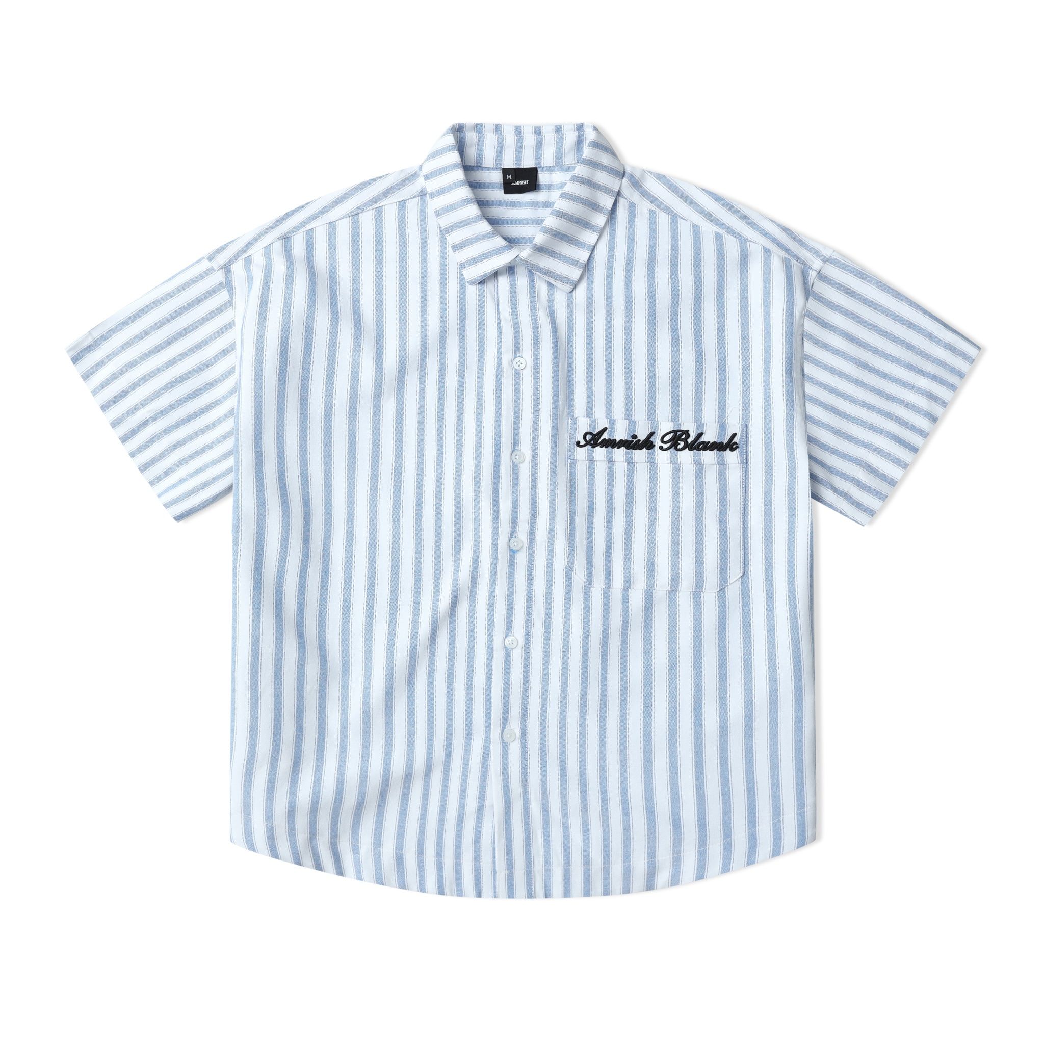 AB OXFORD STRIPED SHIRT - Blue