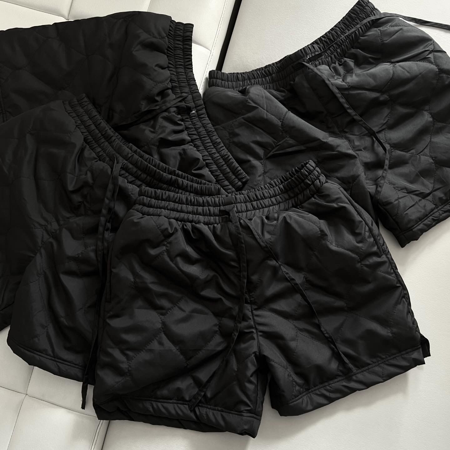 Puffer Relax Shorts - Black