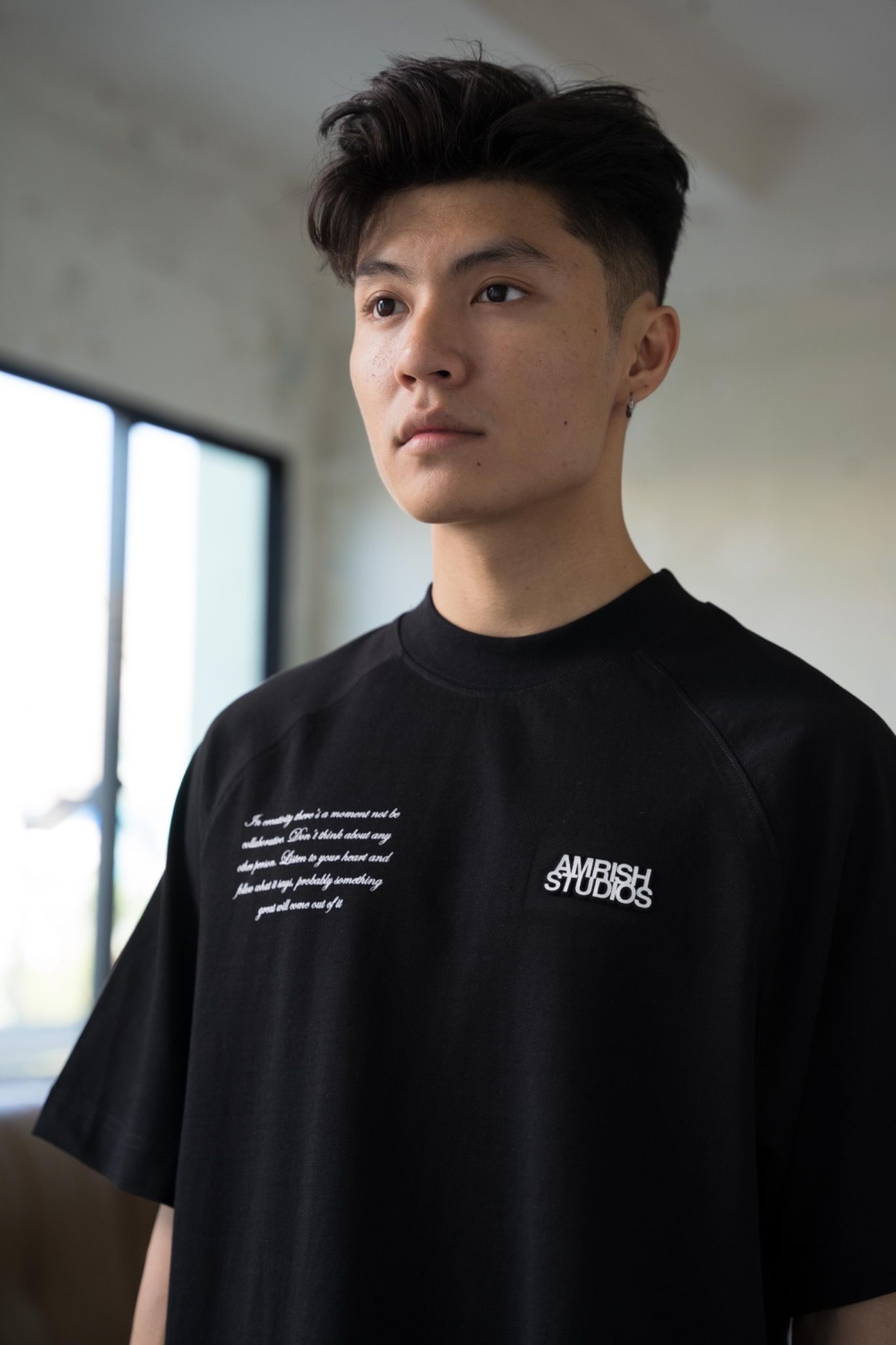 MOODBOARD Boxy Raglan TShirt - Black