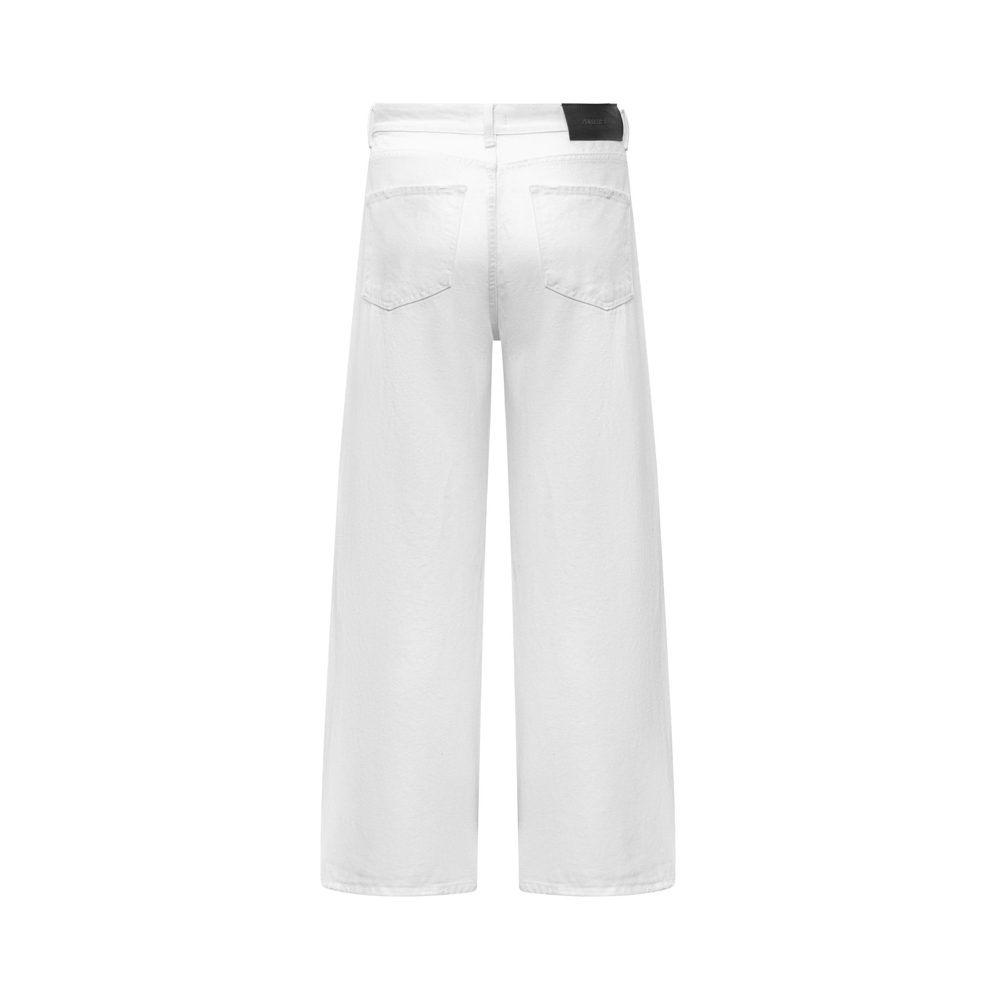 Straight Denim Baggy Jeans - Off White