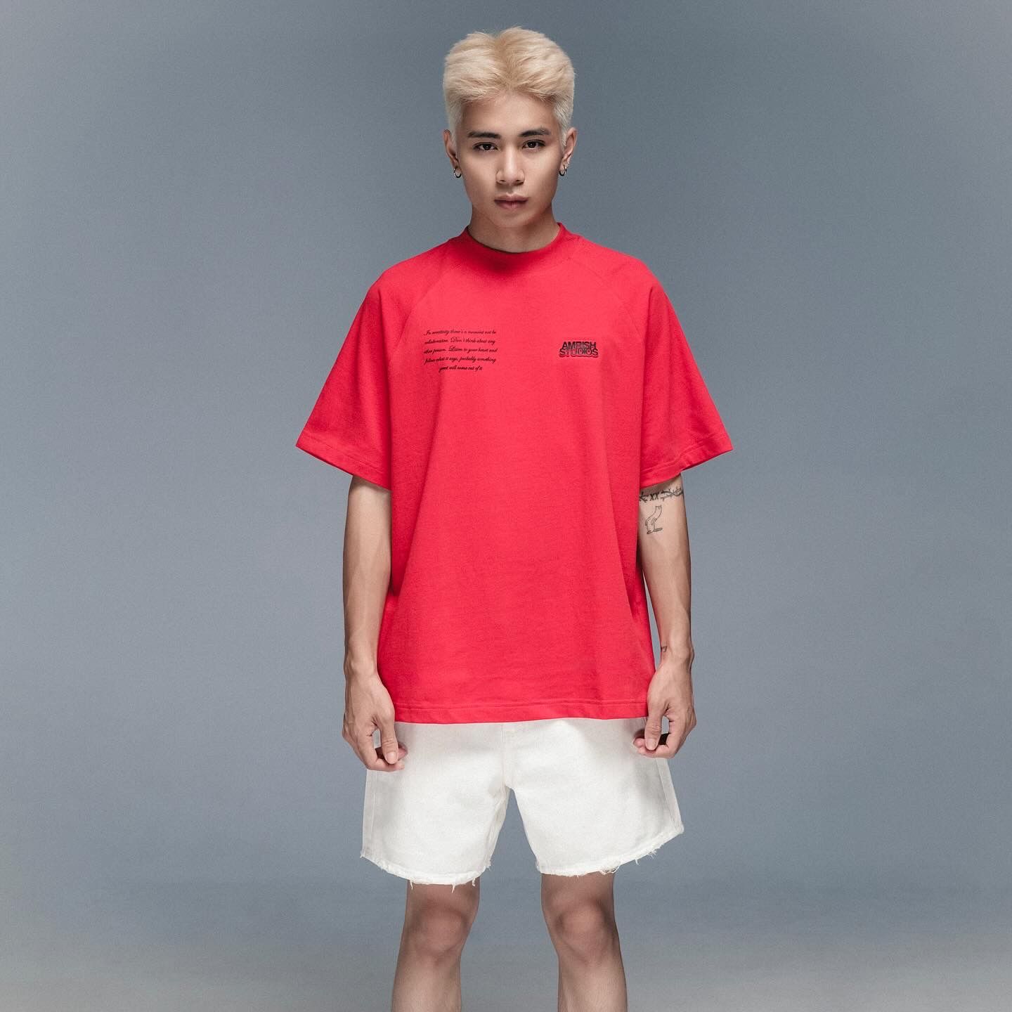MOODBOARD Boxy Raglan TShirt - Red