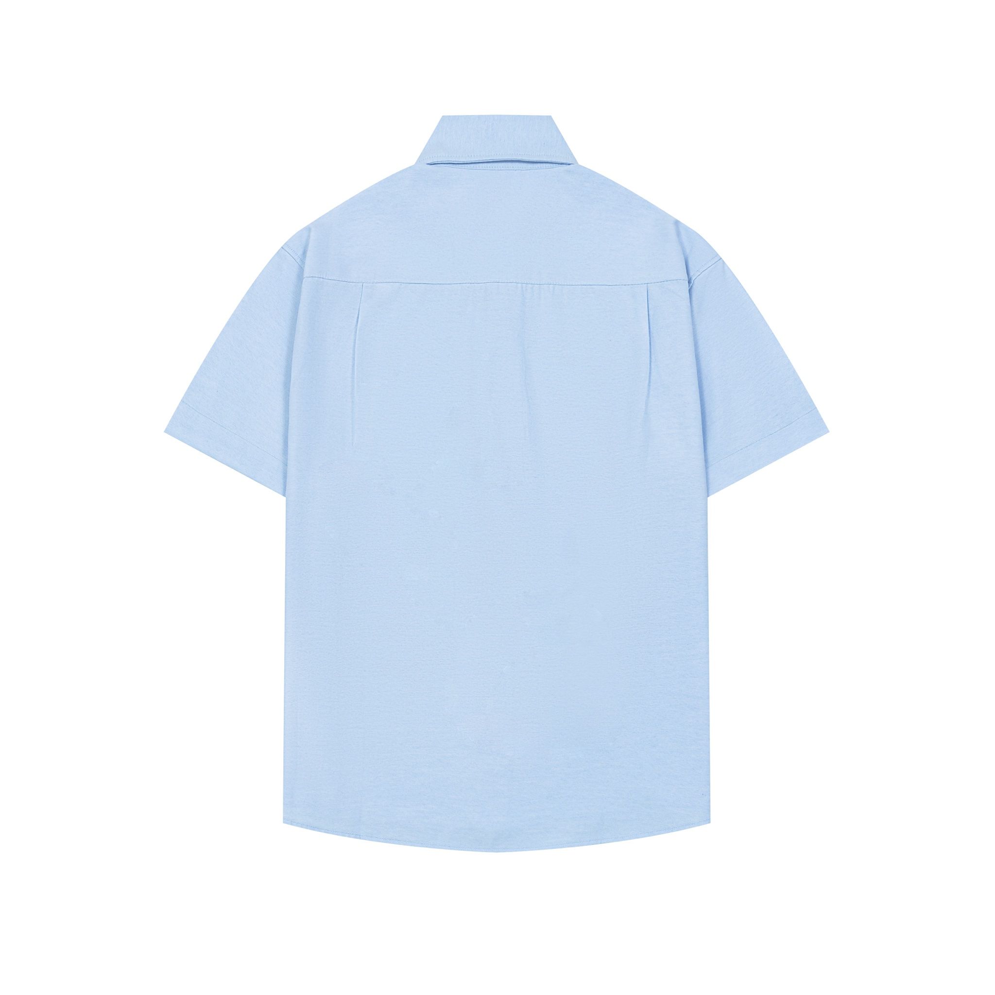 Premium Oxford Short Sleeves Shirt- Blue