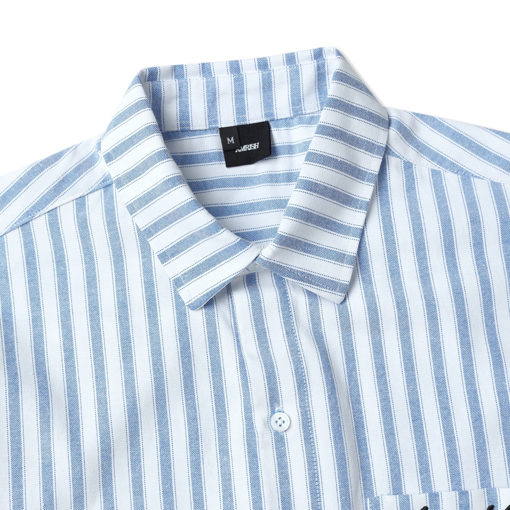 AB OXFORD STRIPED SHIRT - Blue
